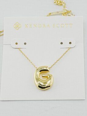 Kendra Scott Polished Letter Necklace